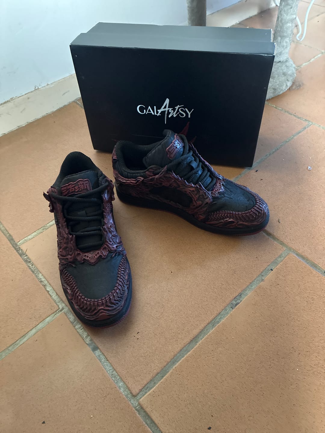 Customer photo review of Nihonga, Dragon Relief Edition Sneakers