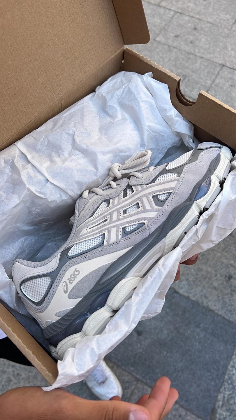 Customer photo review of Asics Gel NYC ‘Cream Oyster Grey’