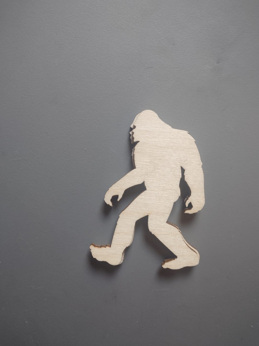 Customer photo review of Unfinished Wood Bigfoot Sasquatch Silhouette - Craft- up to 46" DIY