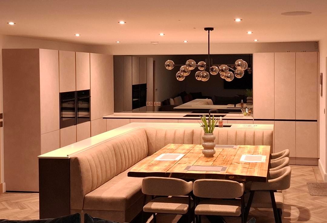Customer photo review of 15-Light Sputnik Modern Sphere Chandelier