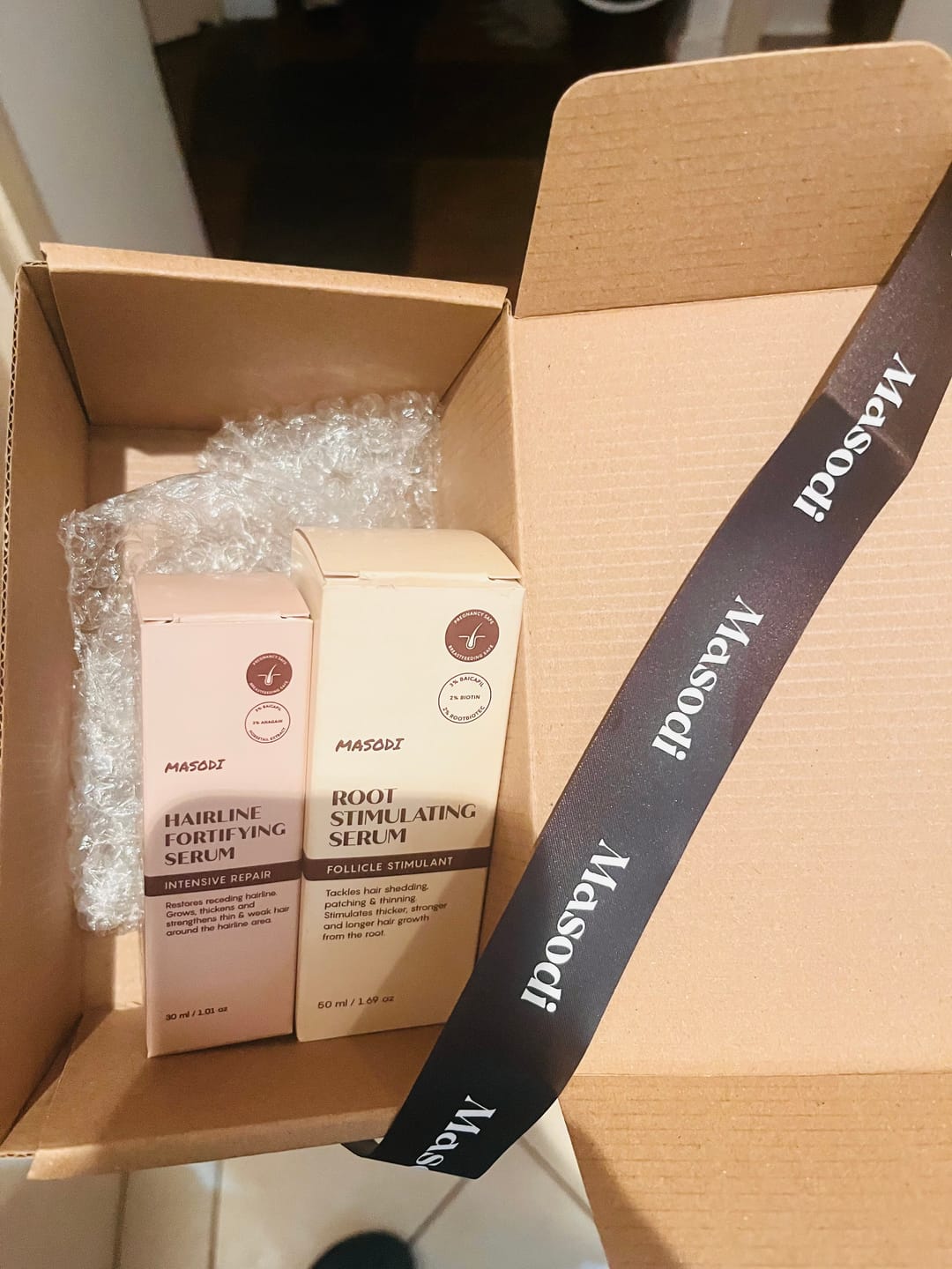 Customer photo review of New Formula: Scalp Serum Set