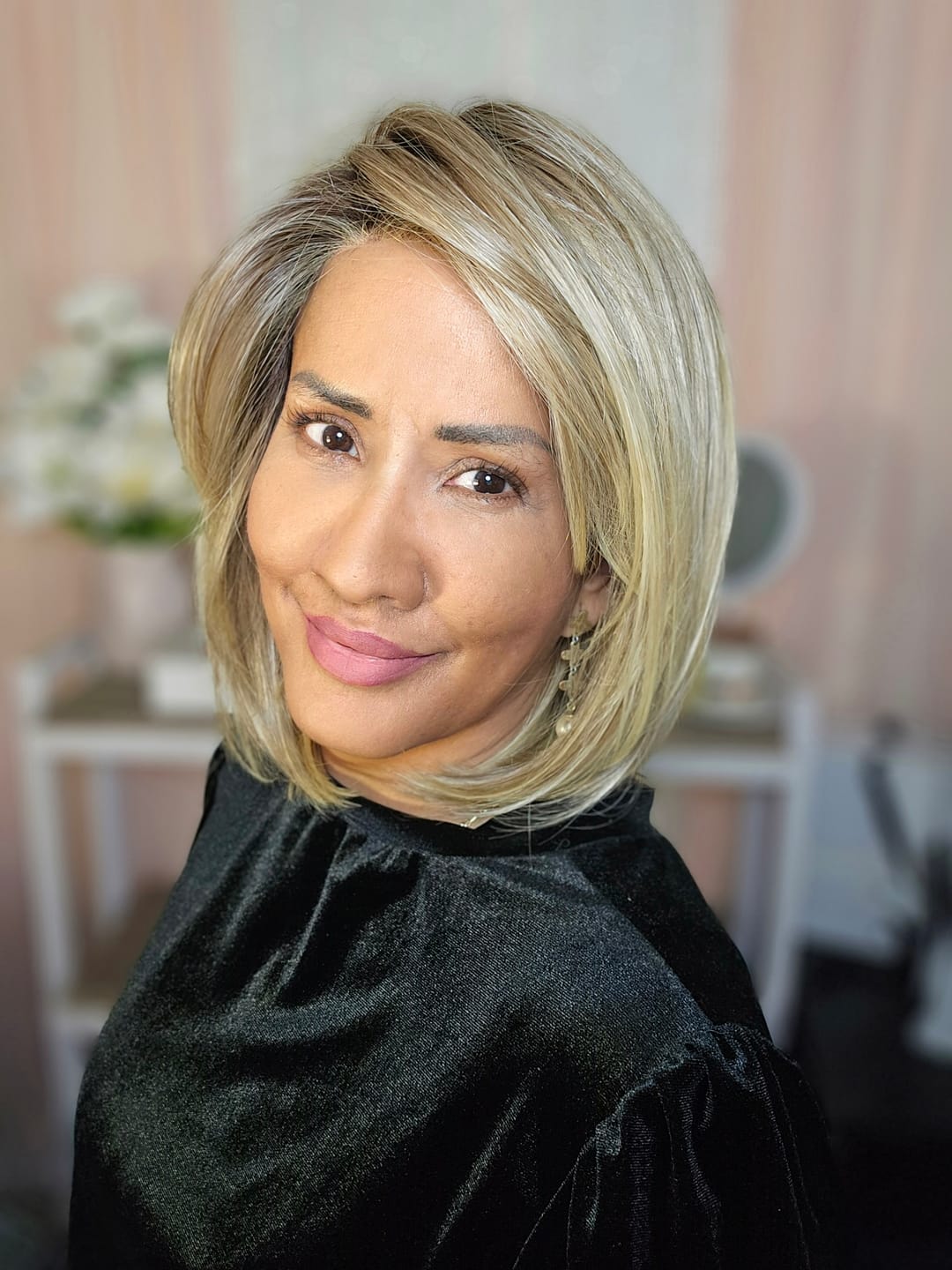 Customer photo review of FIERCE FOCUS - Sunlit Beige Blonde