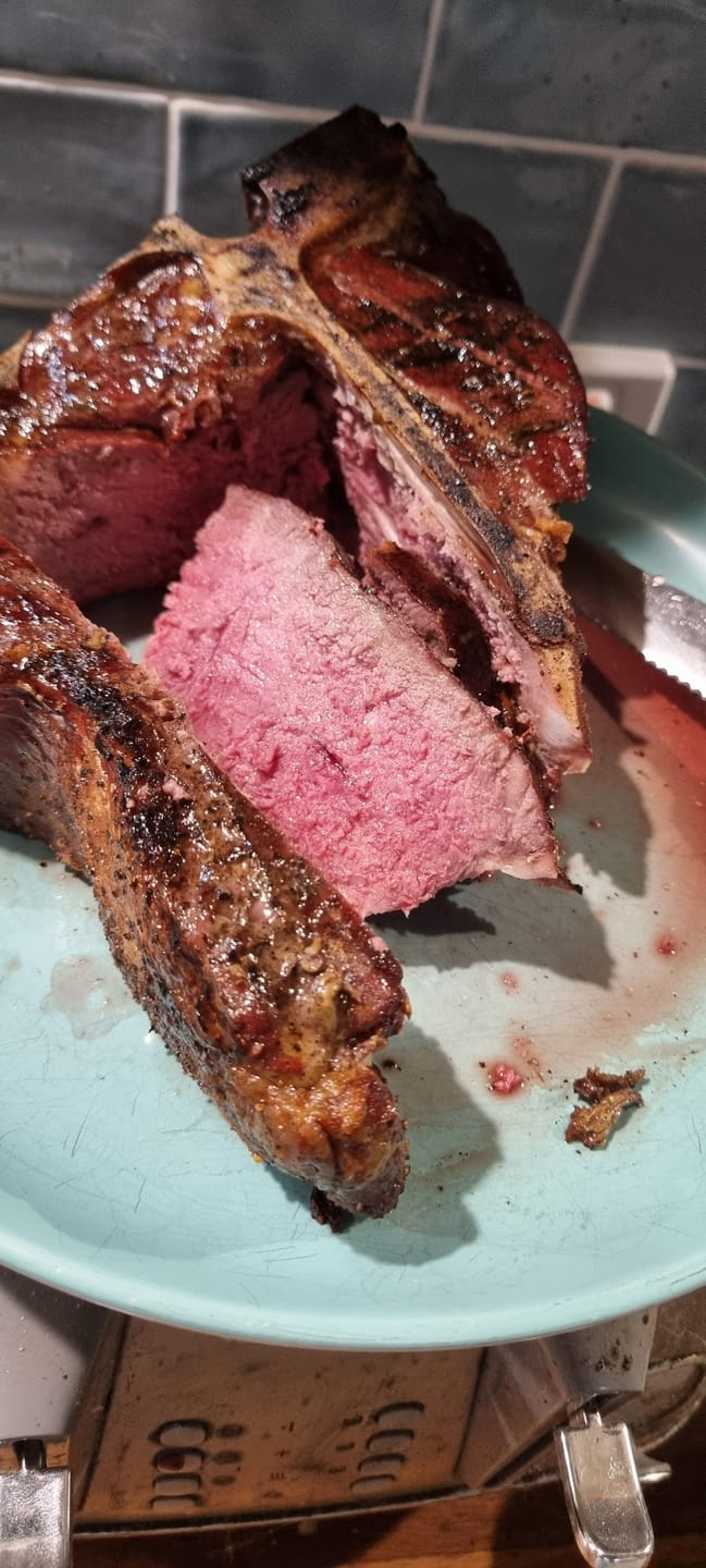 Customer photo review of Grass Fed Texas T-Bone - 1kg Steak ($49.99kg)