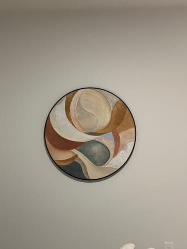 Customer review photo for Round Wall Art #RWA028