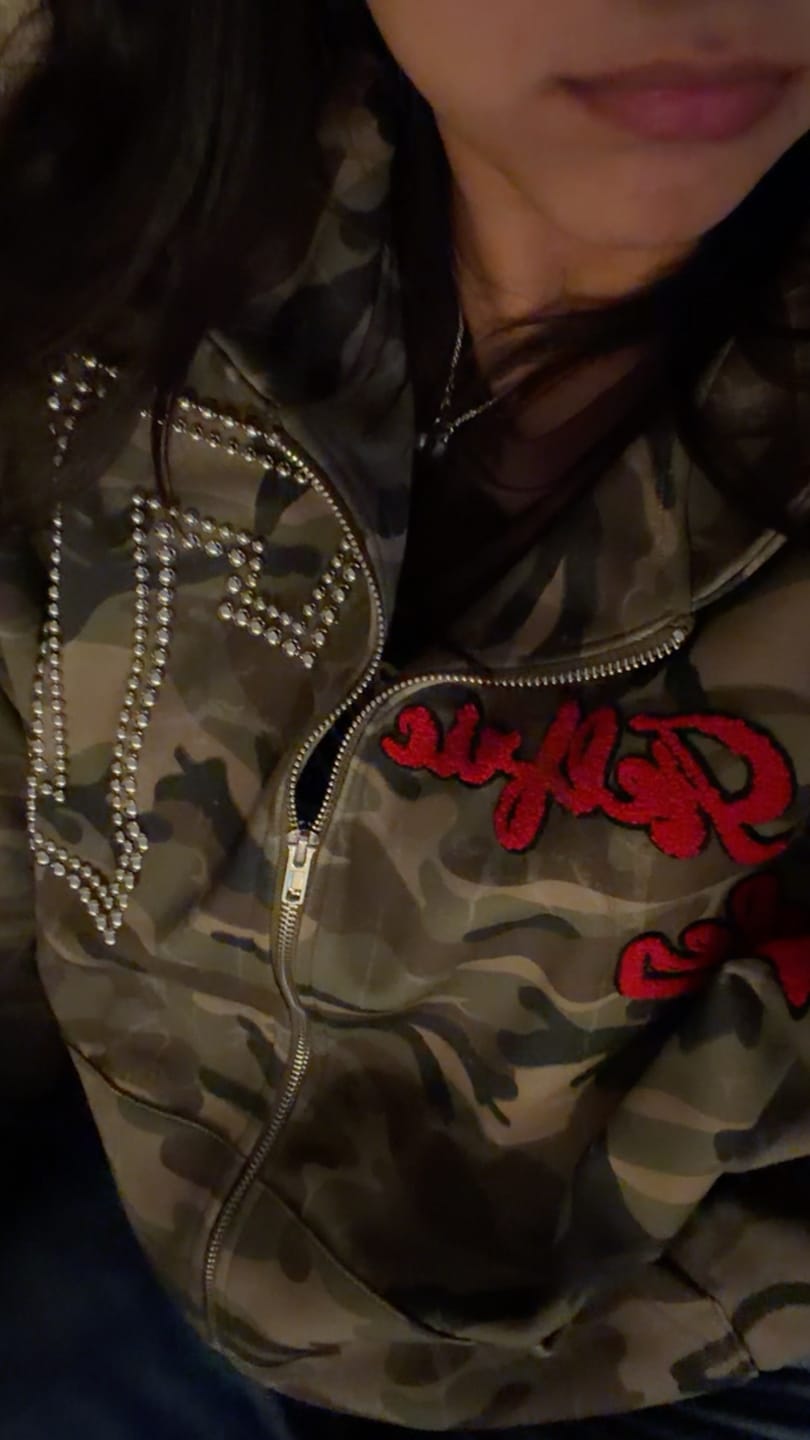 Customer photo review of Aelfric Eden Camo Zip Up Hoodie