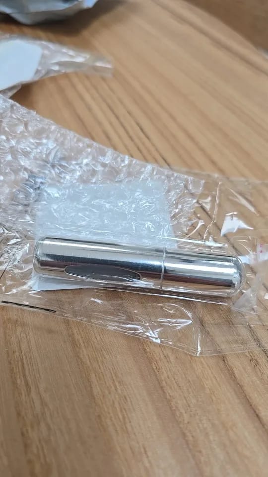 Customer photo review of Pocket Travel Perfume Refill Atomizer