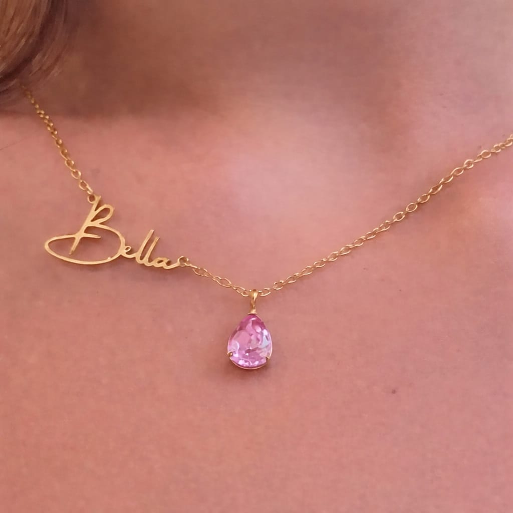 Customer photo review of Lucce Signature Necklace