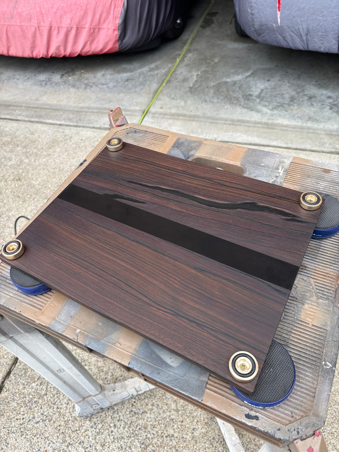 Customer photo review of Cutting Board Corner Feet Drilling Jig