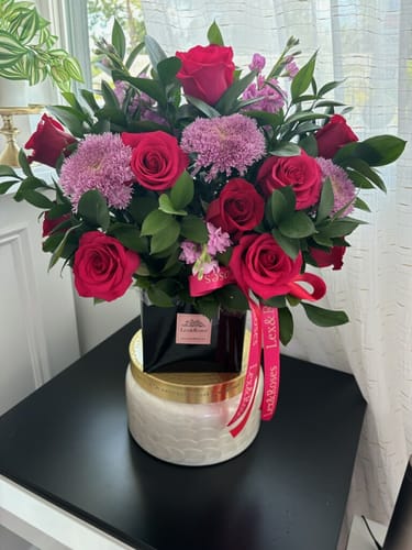 Customer photo review of Lexi Box - Pink & Hot Pink
