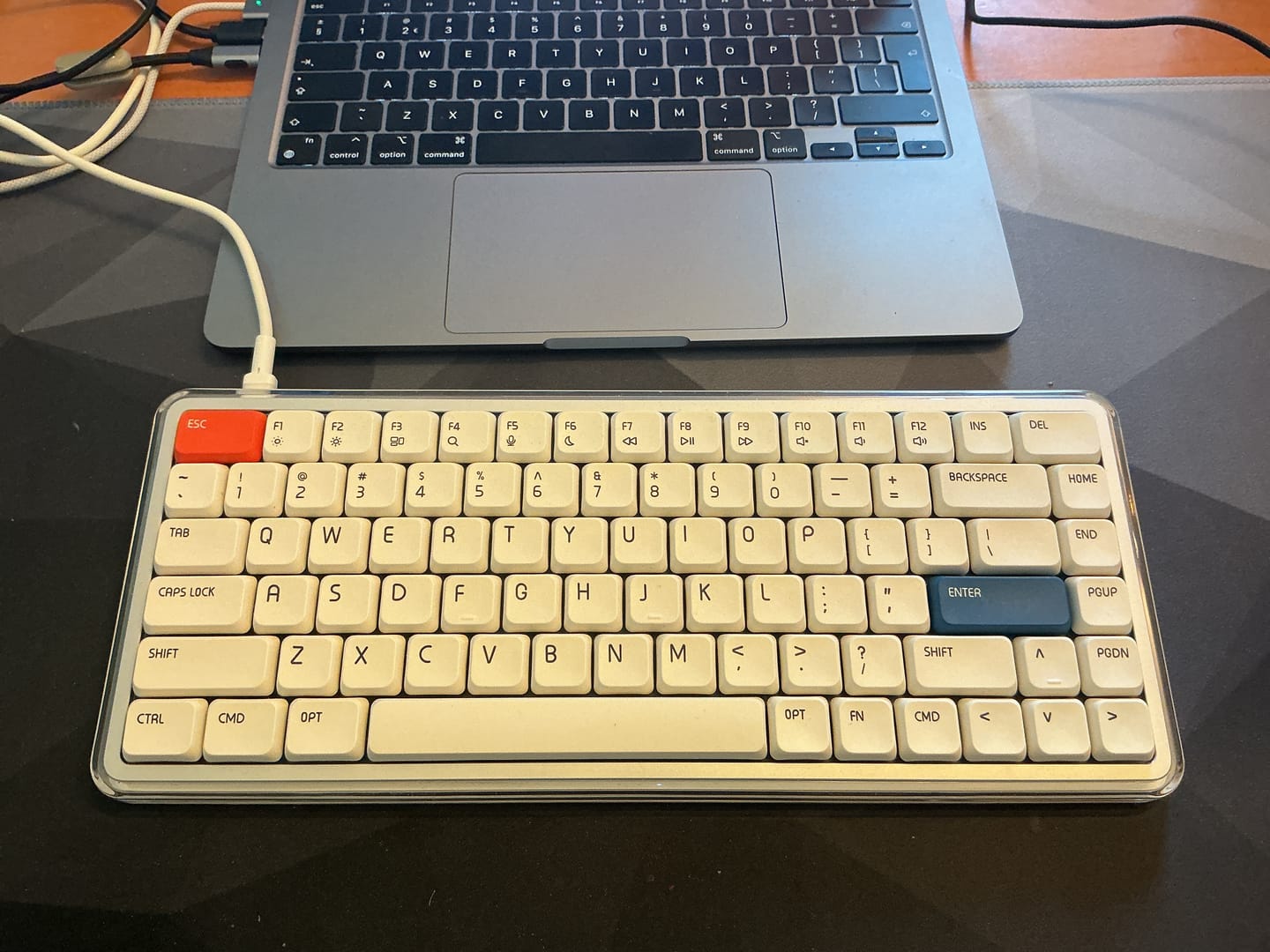 Customer photo review of MelGeek O2 Tri-mode Wireless Mechanical Keyboard
