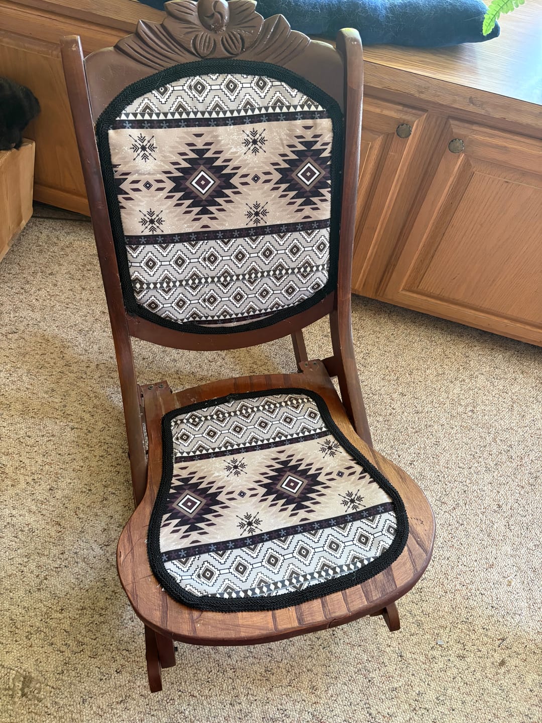 Customer photo review of Kiki 3/4" Classic Woven Braid Gimp Trim (Sold by the Yard)