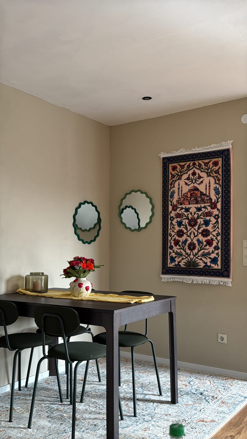 Customer photo review of Ottoman Bloom Padded Prayer Mat