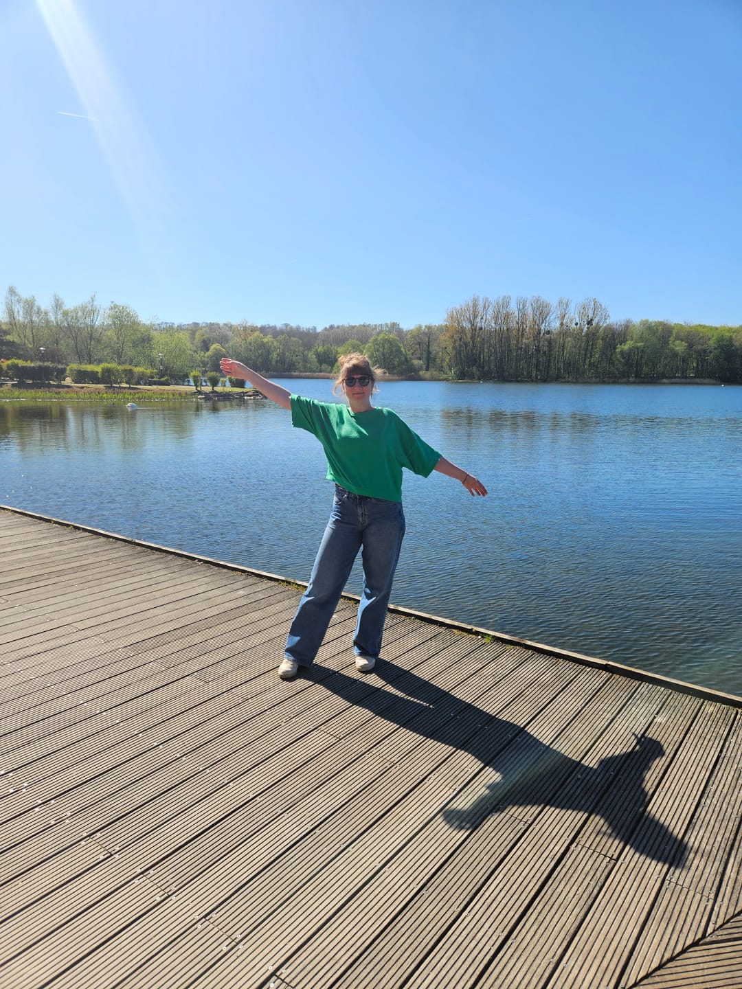 Customer photo review of Midsleeve Sweater Mindy - Jade