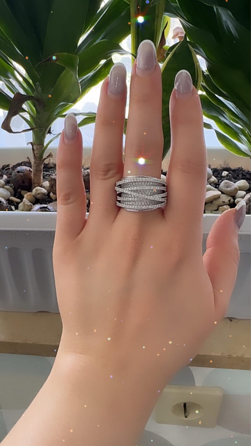 Customer photo review of Infinity Embrace Ring