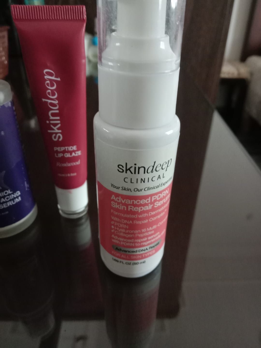 Customer photo review of Advanced PDRN Skin Repair Serum