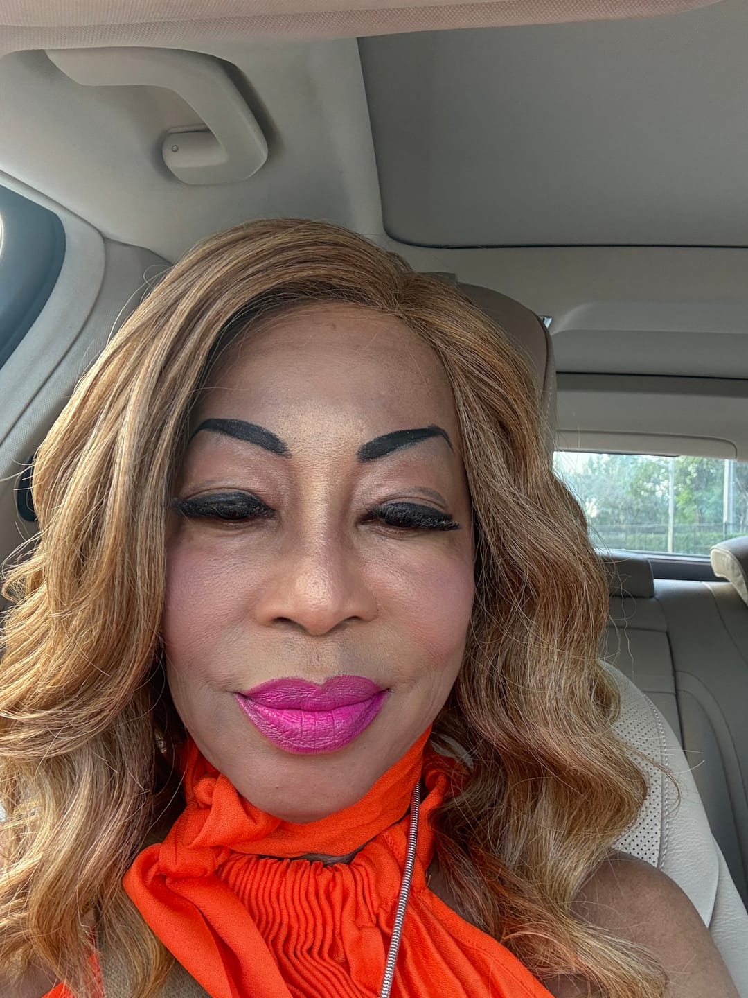 Customer photo review of Bobbi Boss Swiss J-Part Lace Front Wig - MLF181 DENNA