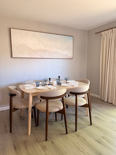 Customer photo review of Celestial Sand Ripples – Modern Plaster Art Texture Painting