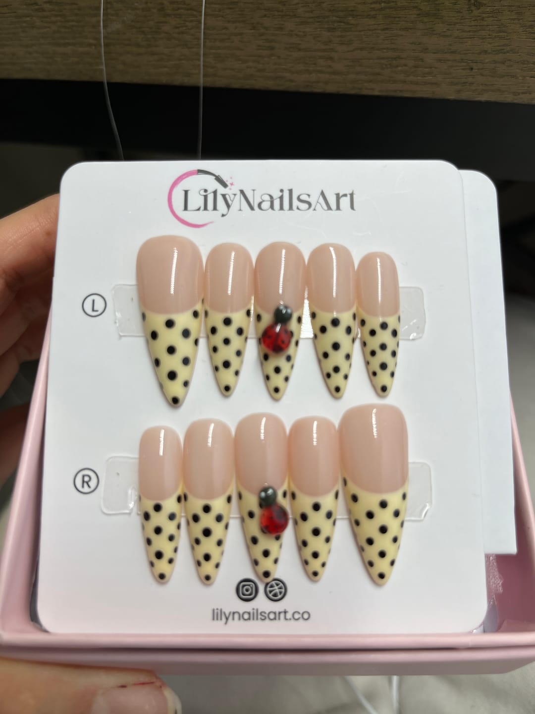 Customer photo review of Custom Nails