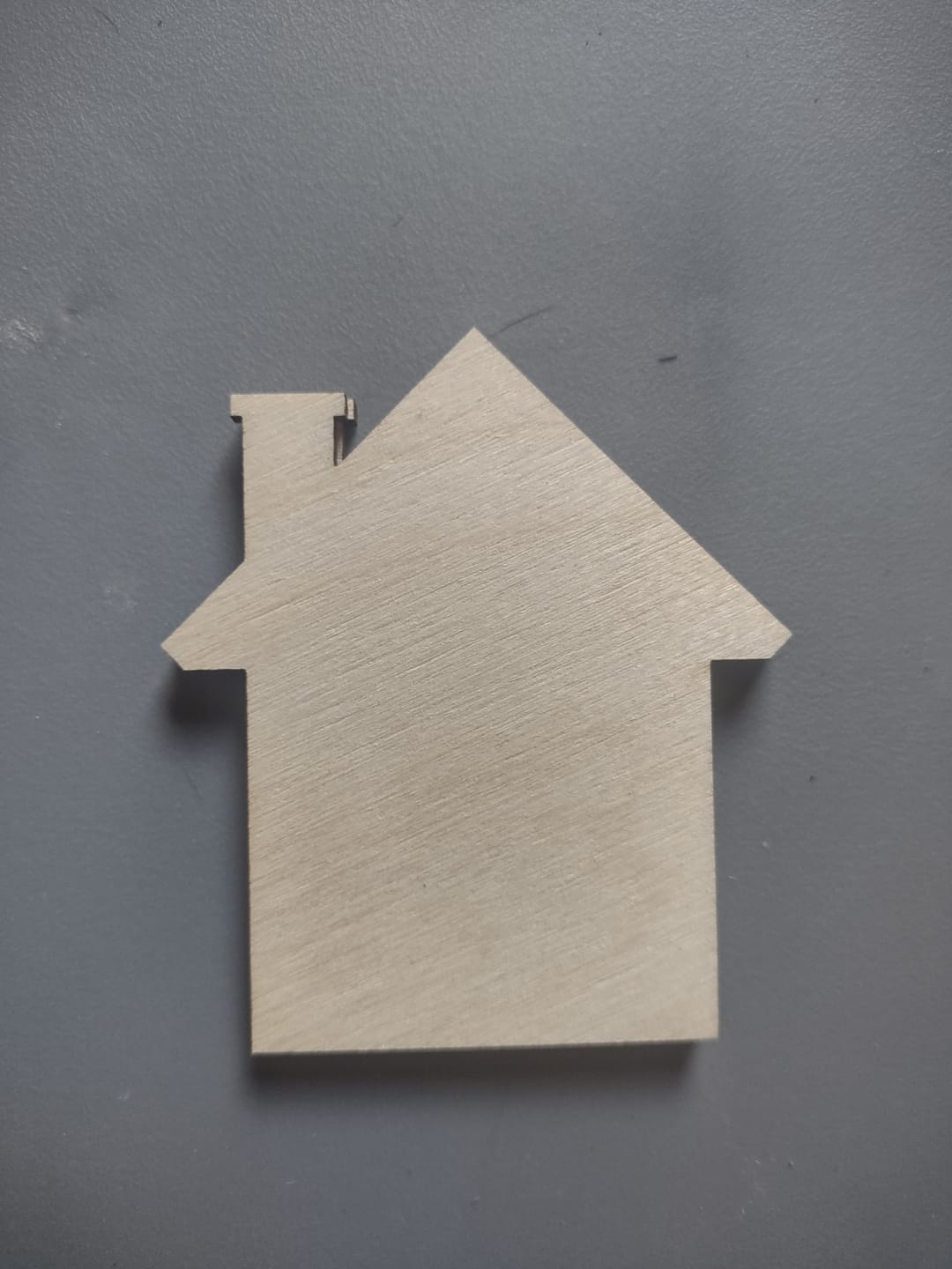 Customer photo review of Unfinished Wood House Shape - Craft - up to 46" DIY