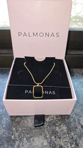 Customer photo review of Black Onyx Necklace