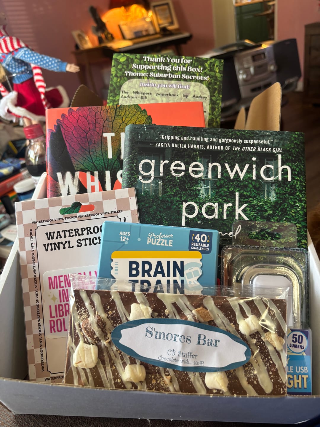 Customer photo review of Bi-monthly True Crime Book Box