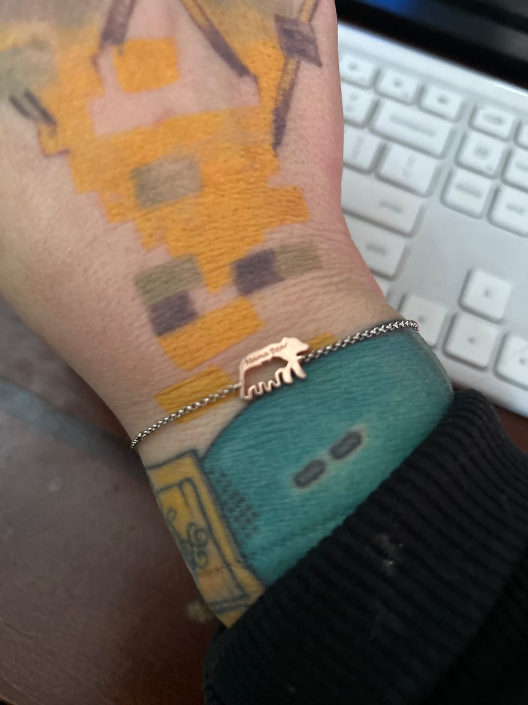 Customer photo review of Mama Bear Bath Bomb - Mama Bear Bracelet Collection