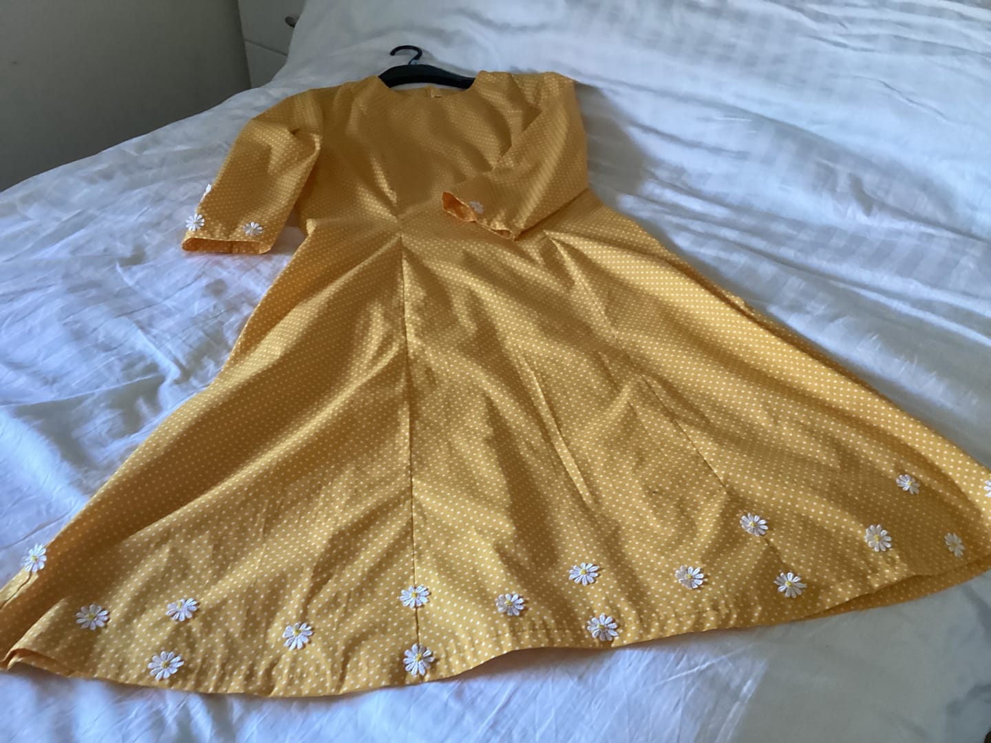 Customer photo review of Polka Dot Rose & Hubble Cotton Poplin Fabric