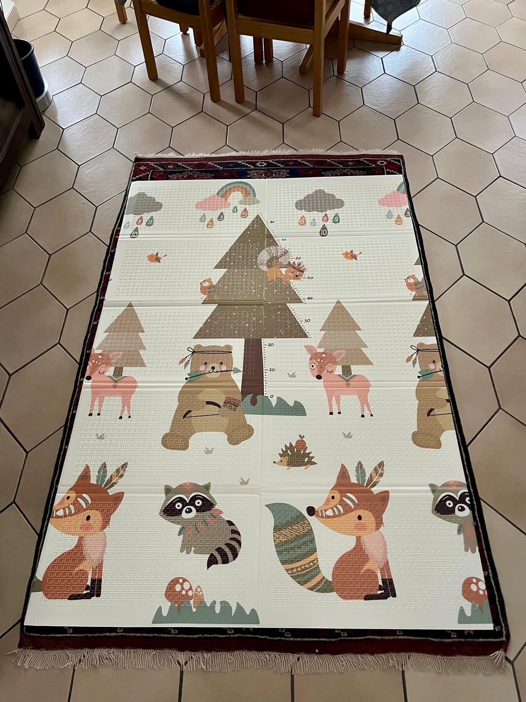 Customer photo review of Tapis Anti-Choc : Créez un grand espace de jeu !