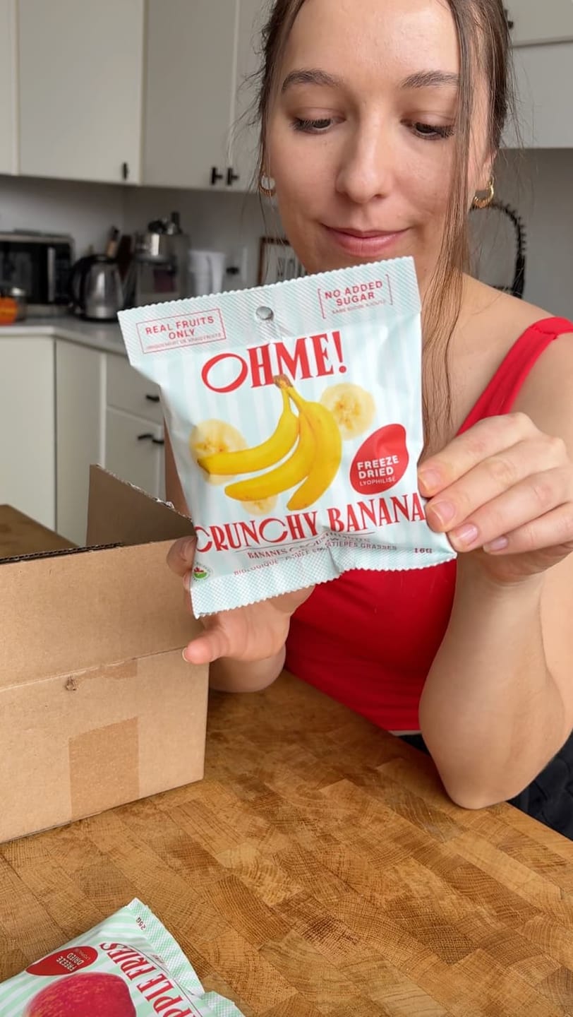 Customer photo review of Crunchy Banana Snack Size (Pack of 3)