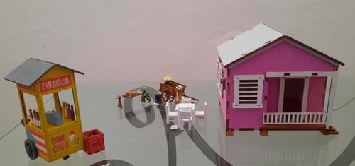 Customer photo review of La Casita de Campo - Modelo Primavera | Manualidad