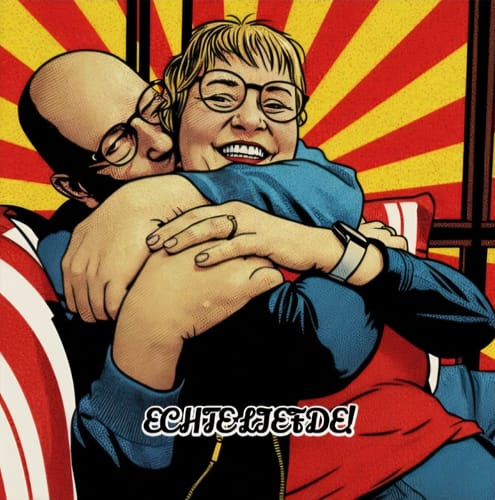 Customer photo review of Pop Art Tegel – Jouw Foto als Vintage Comic Book Illustratie