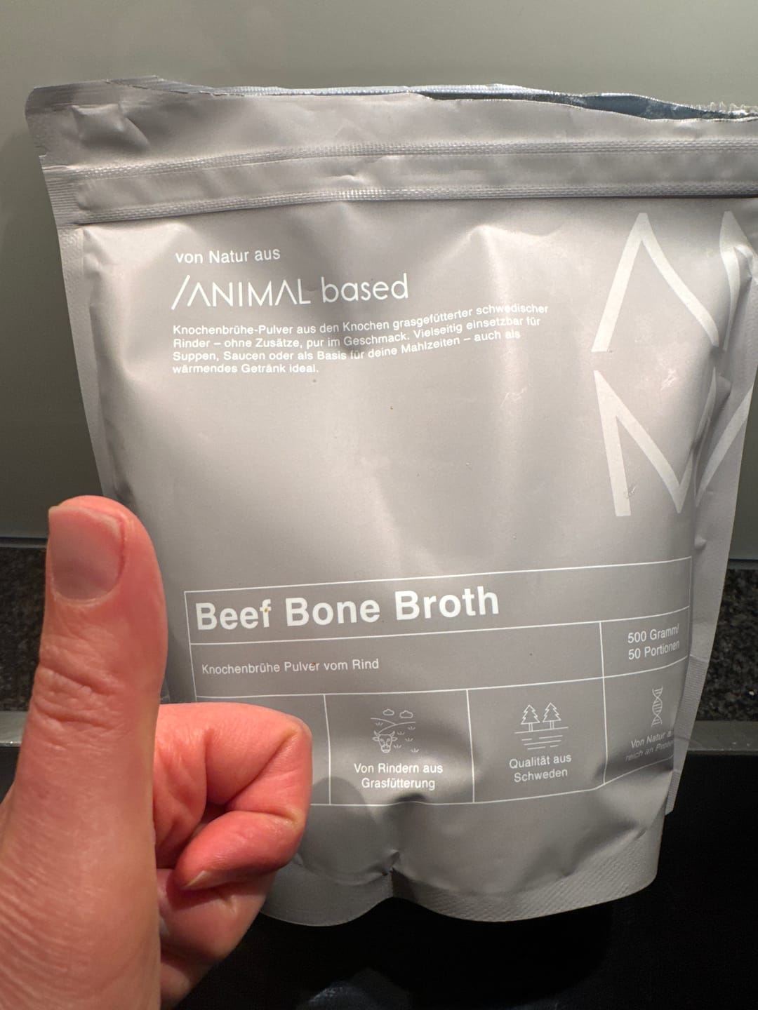 Customer photo review of Knochenbrühe Pulver 500g