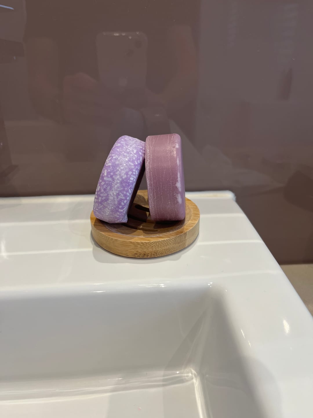 Customer photo review of Bamboo Bar Holder