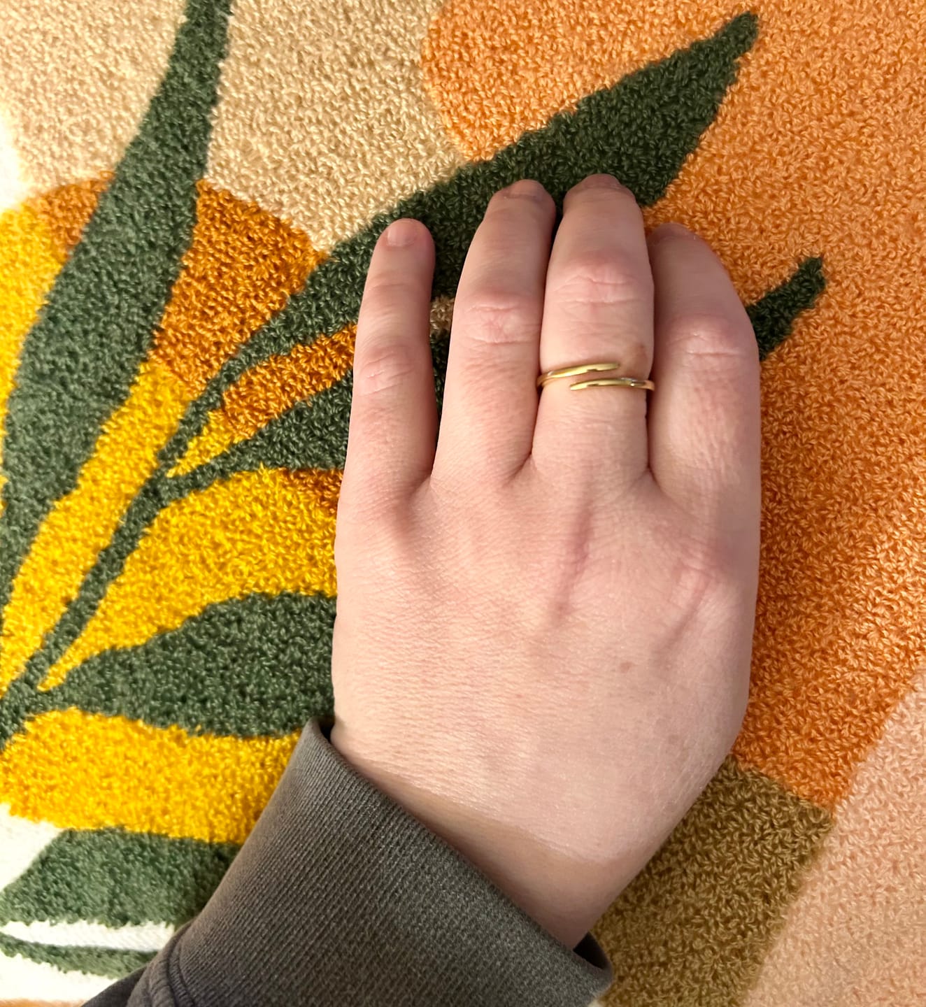 Customer photo review of Classic Claw Ring