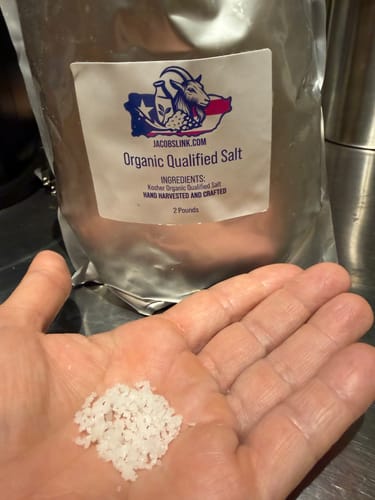 Customer photo review of Hand Harvested / Organic Qualified Salt