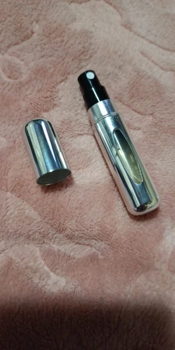 Customer photo review of Pocket Travel Perfume Refill Atomizer