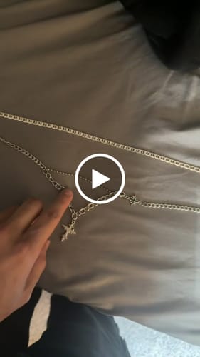 Customer video review of Midnight Crossfire Necklace