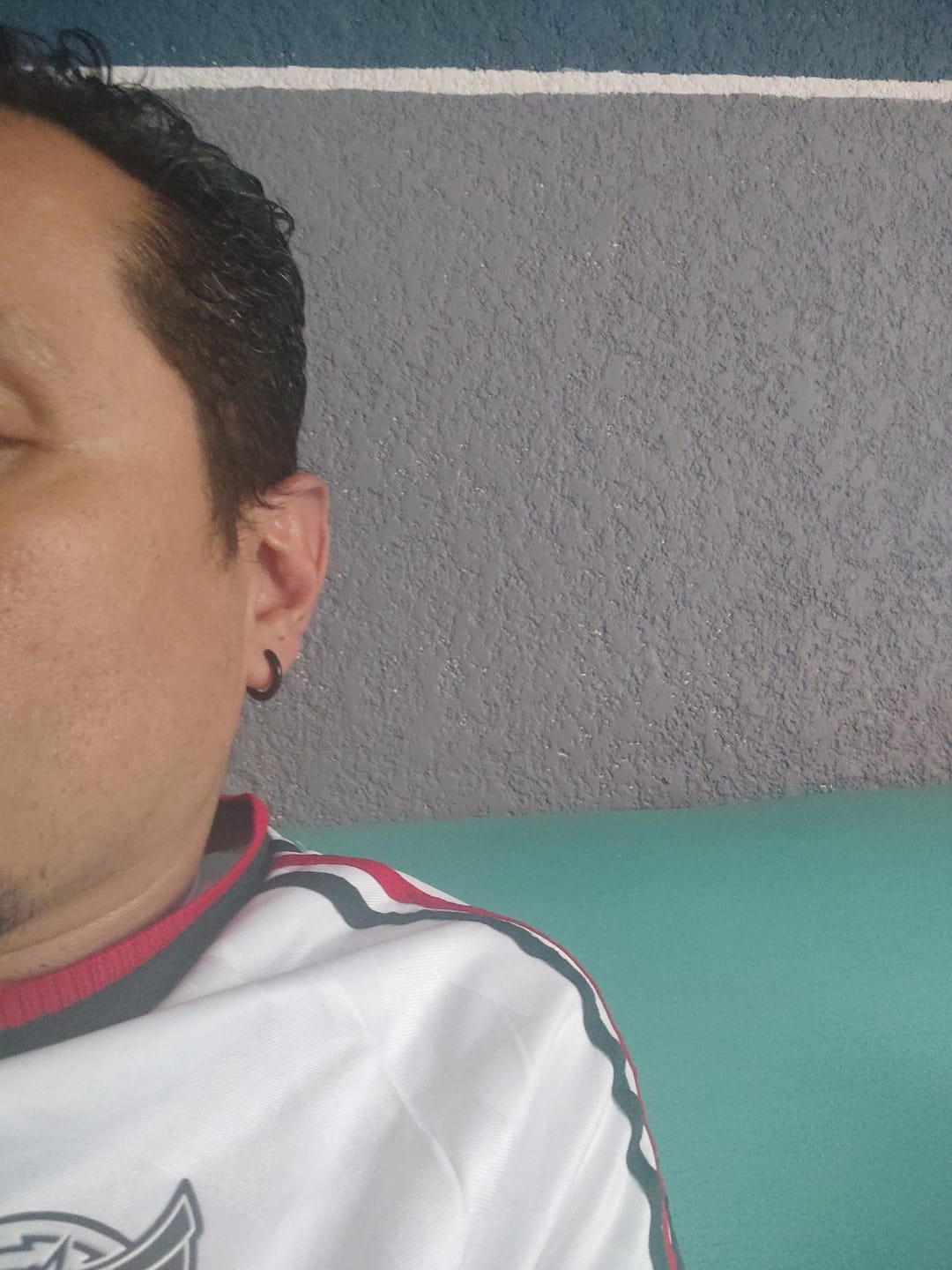 Customer photo review of Aretes Aros Delgados - Acero Inox.