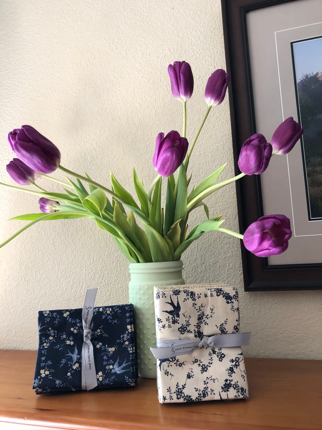 Customer photo review of Bluebirds Nest Simple Bundle (13) Fat Quarter Bundle