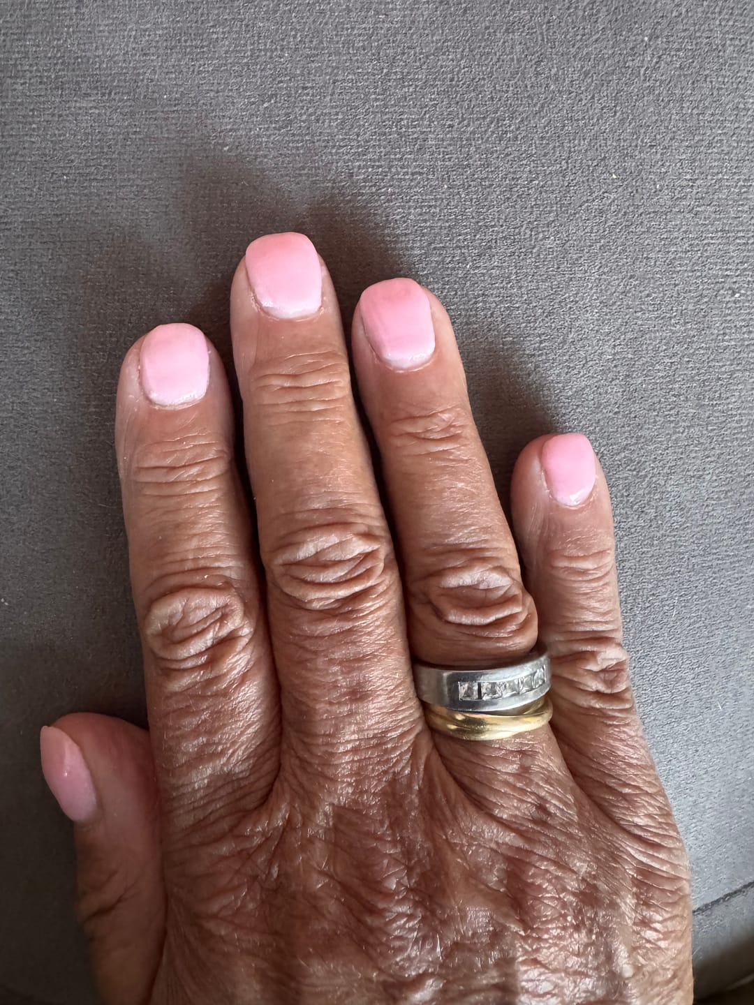 Customer photo review of Lovely Pink Dipping Powder