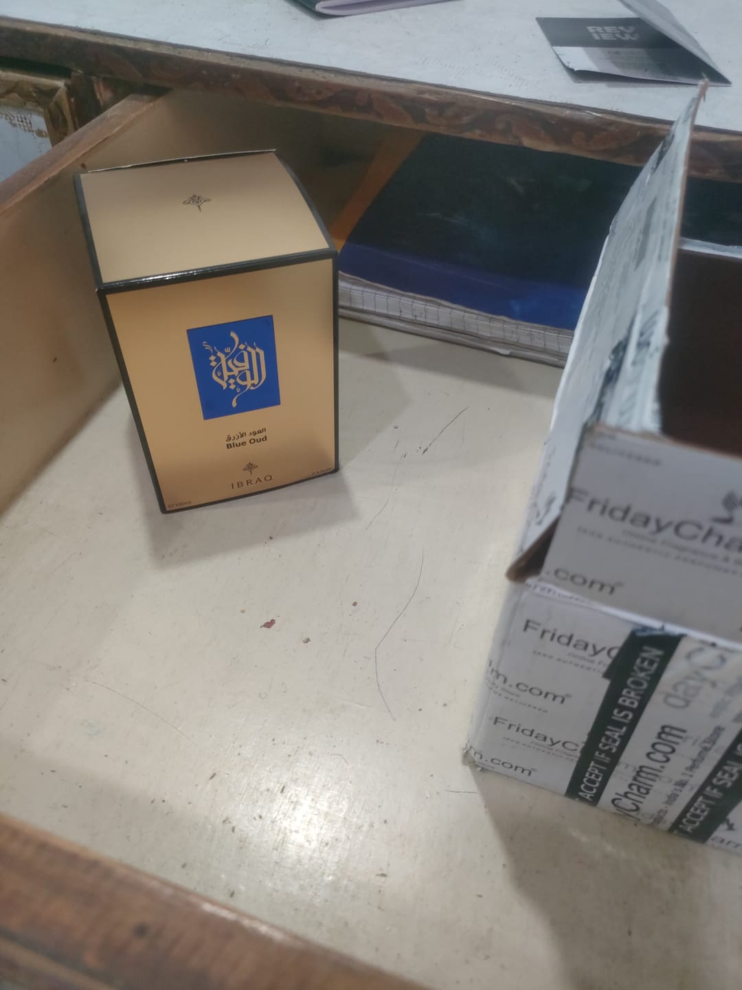 Customer photo review of Ibraheem Al Qurashi Blue Oud Eau De Parfum For Unisex