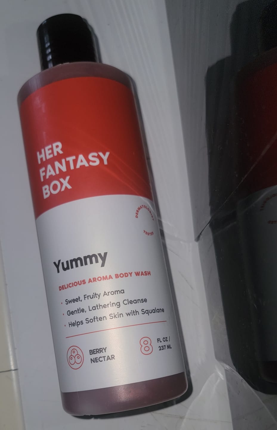 Customer photo review of Yummy Organic Body Wash - Hydrating & Juicy Daily Use