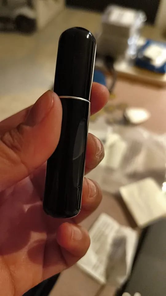 Customer photo review of Pocket Travel Perfume Refill Atomizer