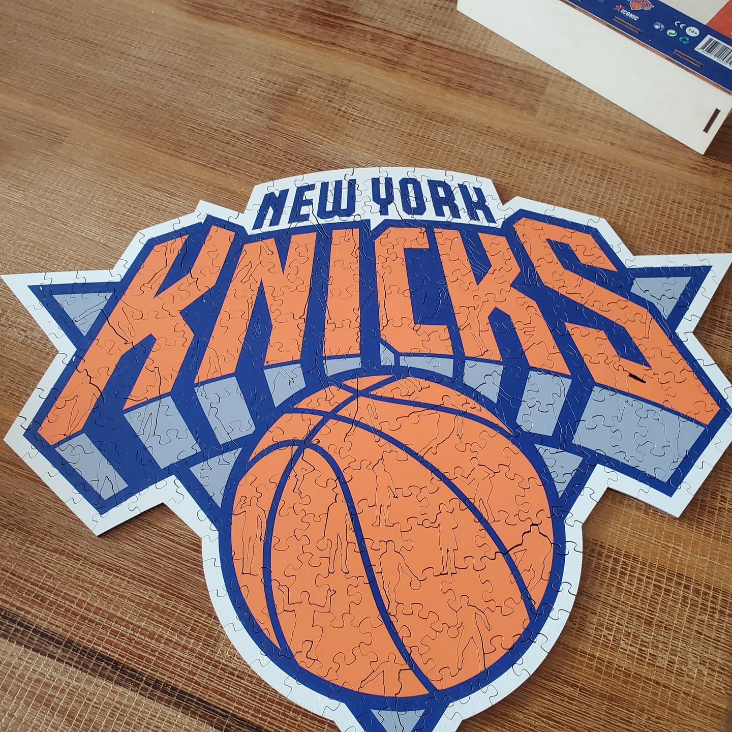 Customer photo review of New York Knicks™ - Wooden Puzzle