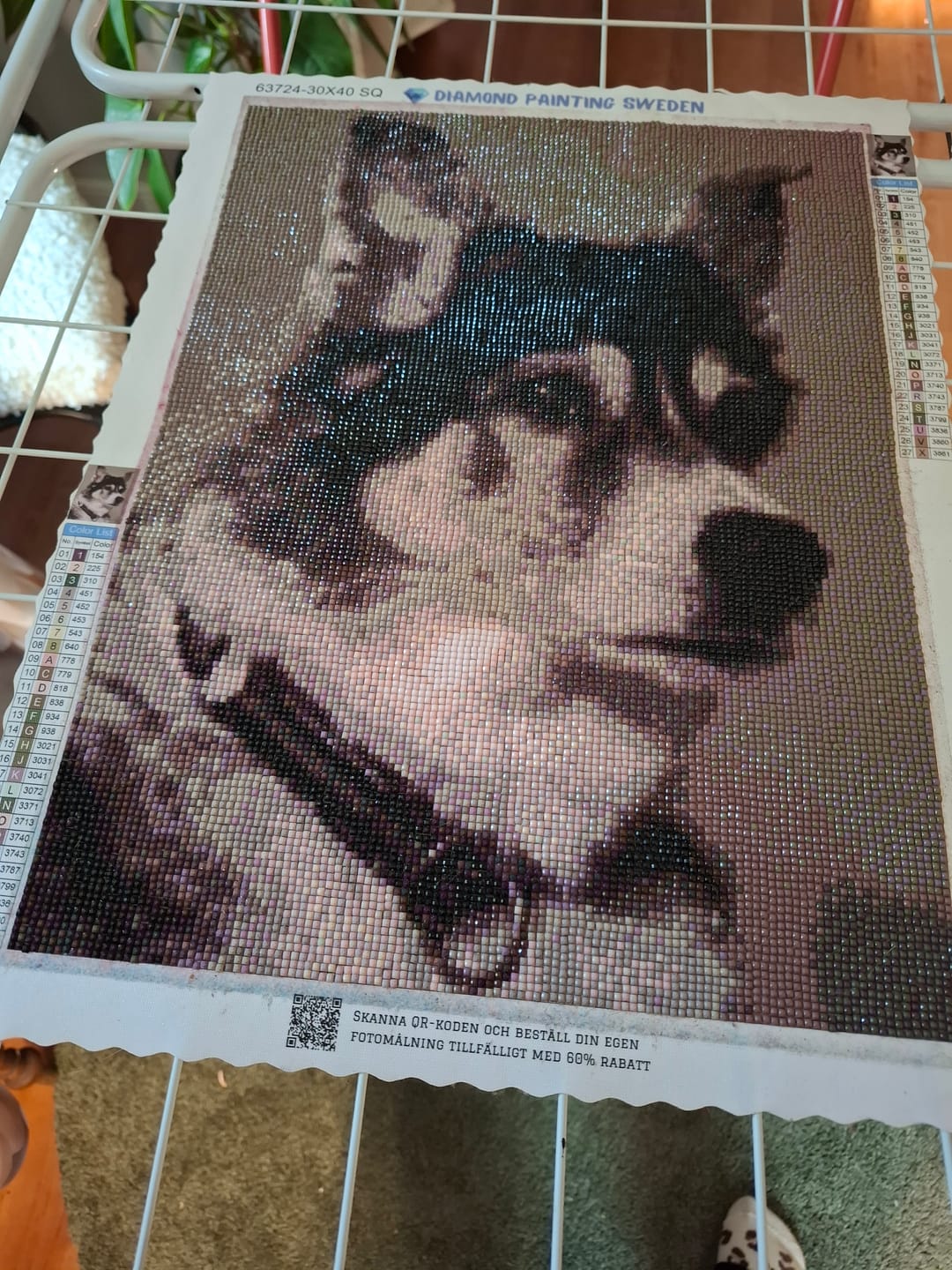 Customer photo review of Eget Foto Diamond Painting