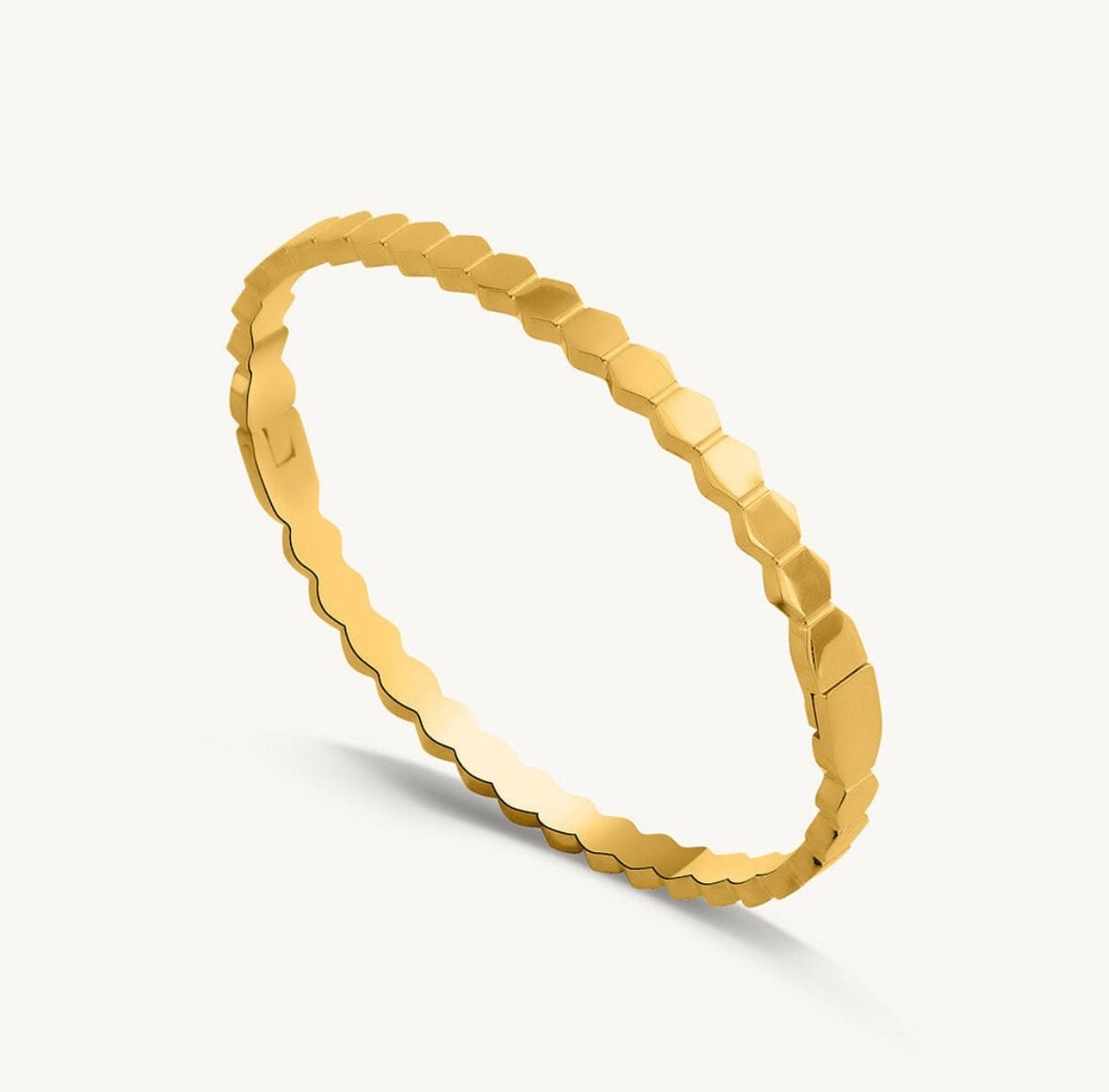 Customer photo review of Modern Mosaic Bangle Bracelet
