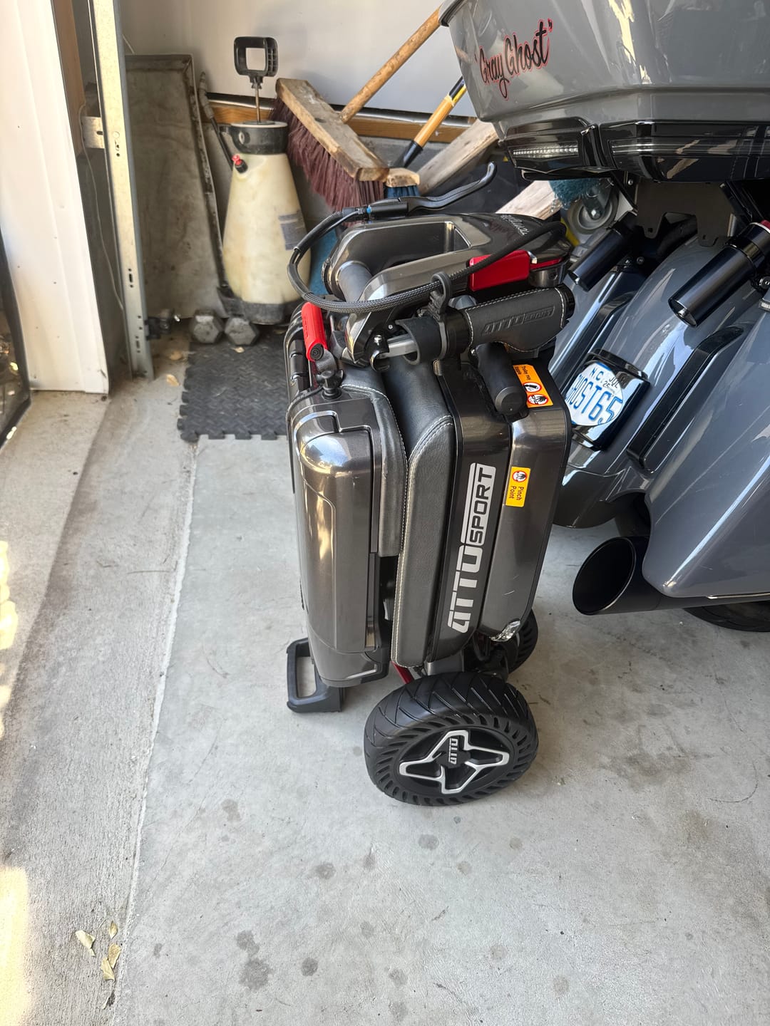 Customer photo review of ATTO XL Battery -  Extra Long Range - 25 miles