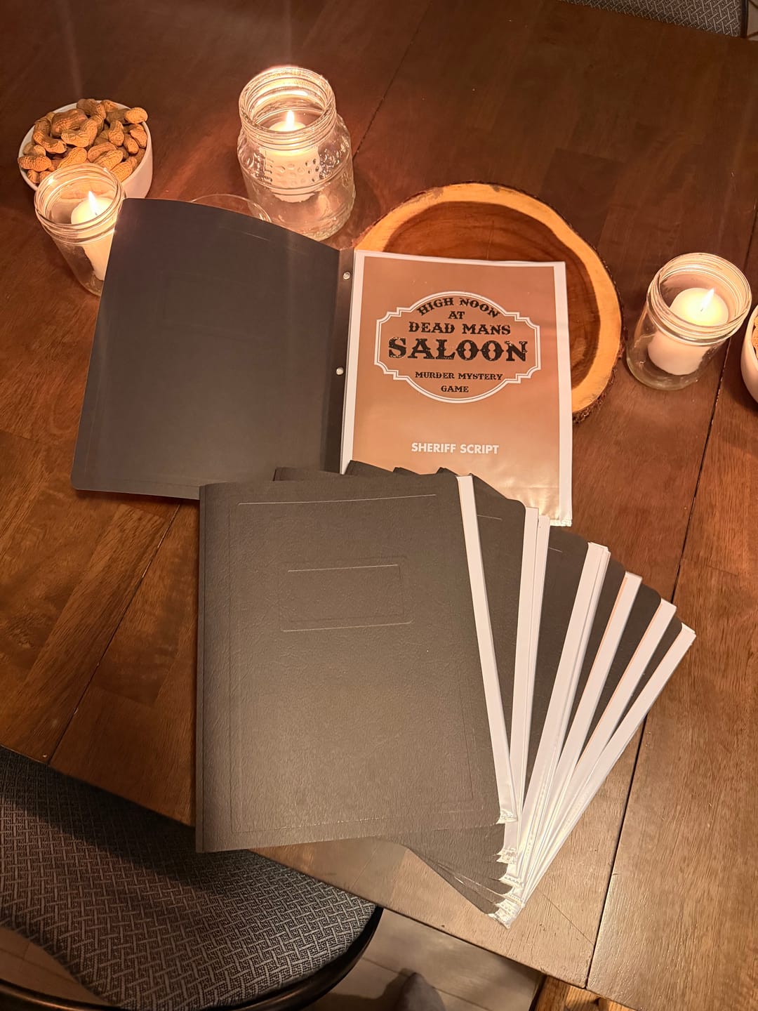 Customer photo review of Wild West Cowboy Murder Mystery Host Your Own Game Kit