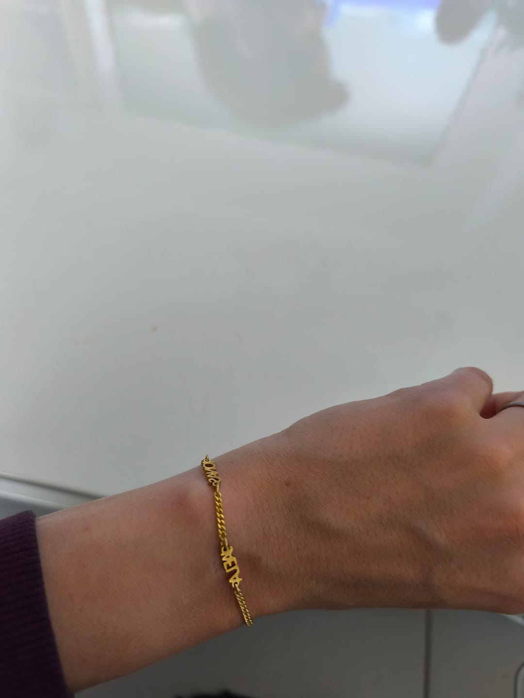 Customer photo review of Personalisiertes Namensarmband