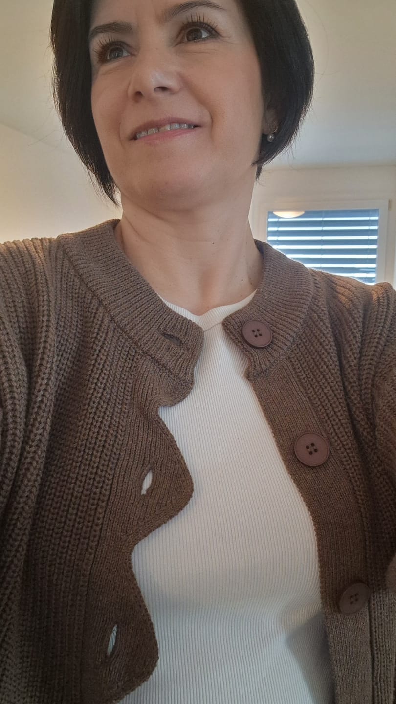Customer photo review of Wellencardigan 100% Baumwolle